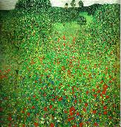 Gustav Klimt vallmofalt Germany oil painting artist